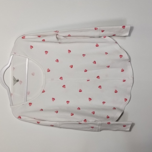 Lucky Brand Women's Long Sleeve ❤️ Shirts Bundle Size M Color Wht/Red -Pink/Wht - Picture 7 of 12